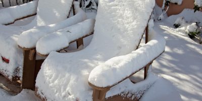 Gartenmöbel aus Stoff, die auch im Winter draußen bleiben