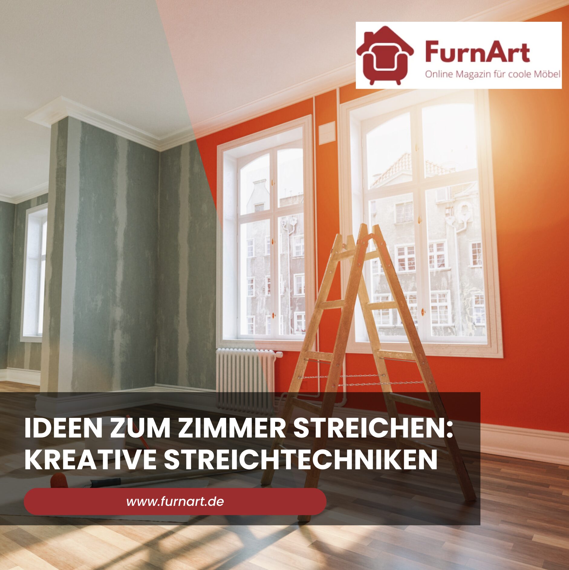 Ideen zum Zimmer streichen: Kreative Streichtechniken