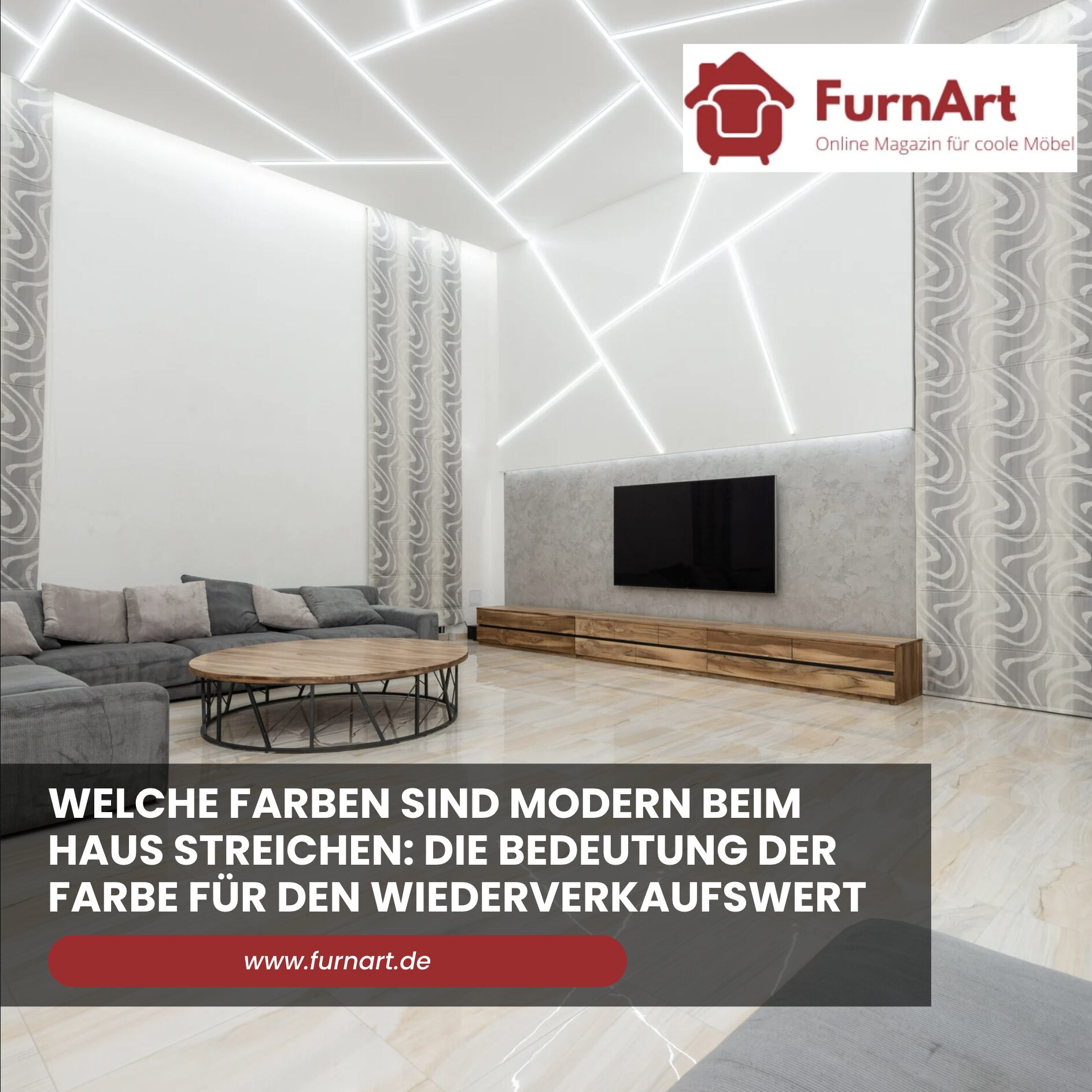 Welche Farben sind modern beim Haus streichen: Die Bedeutung der Farbe für den Wiederverkaufswert