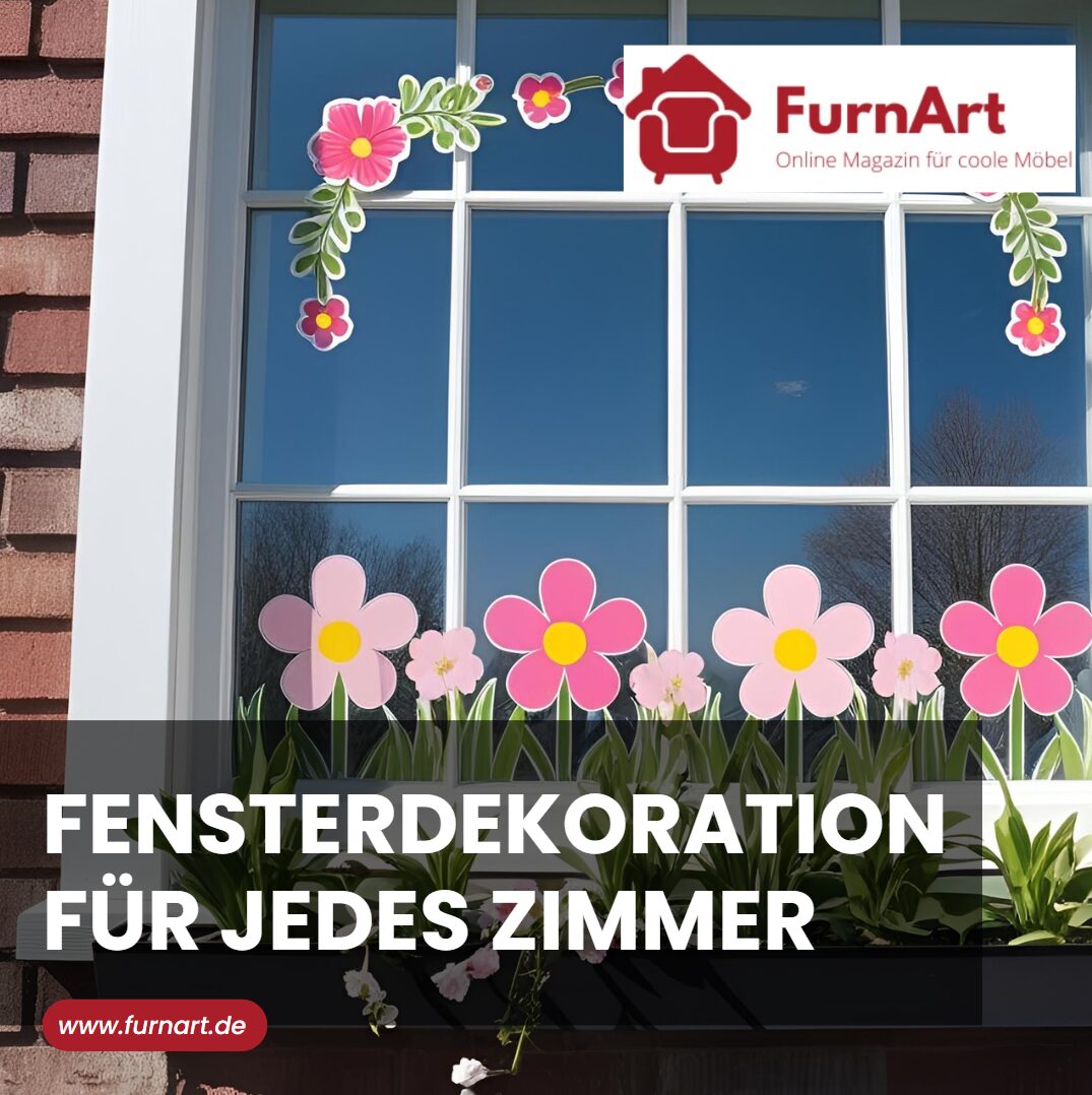fensterdeko frühling zimmer
