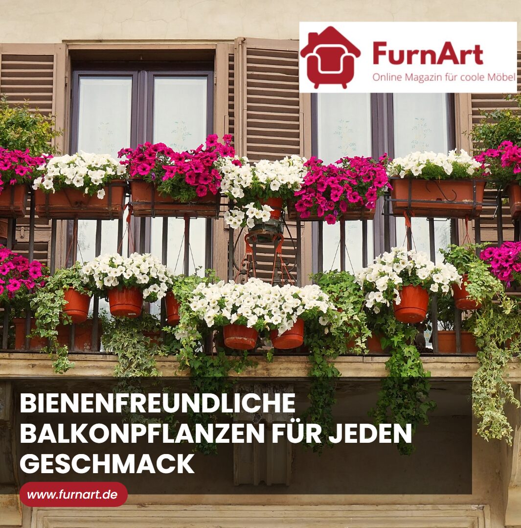 Bienenfreundliche Balkonpflanzen für jeden Geschmack